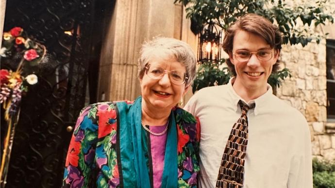 andrew dansby with coleen grissom in the 1990s